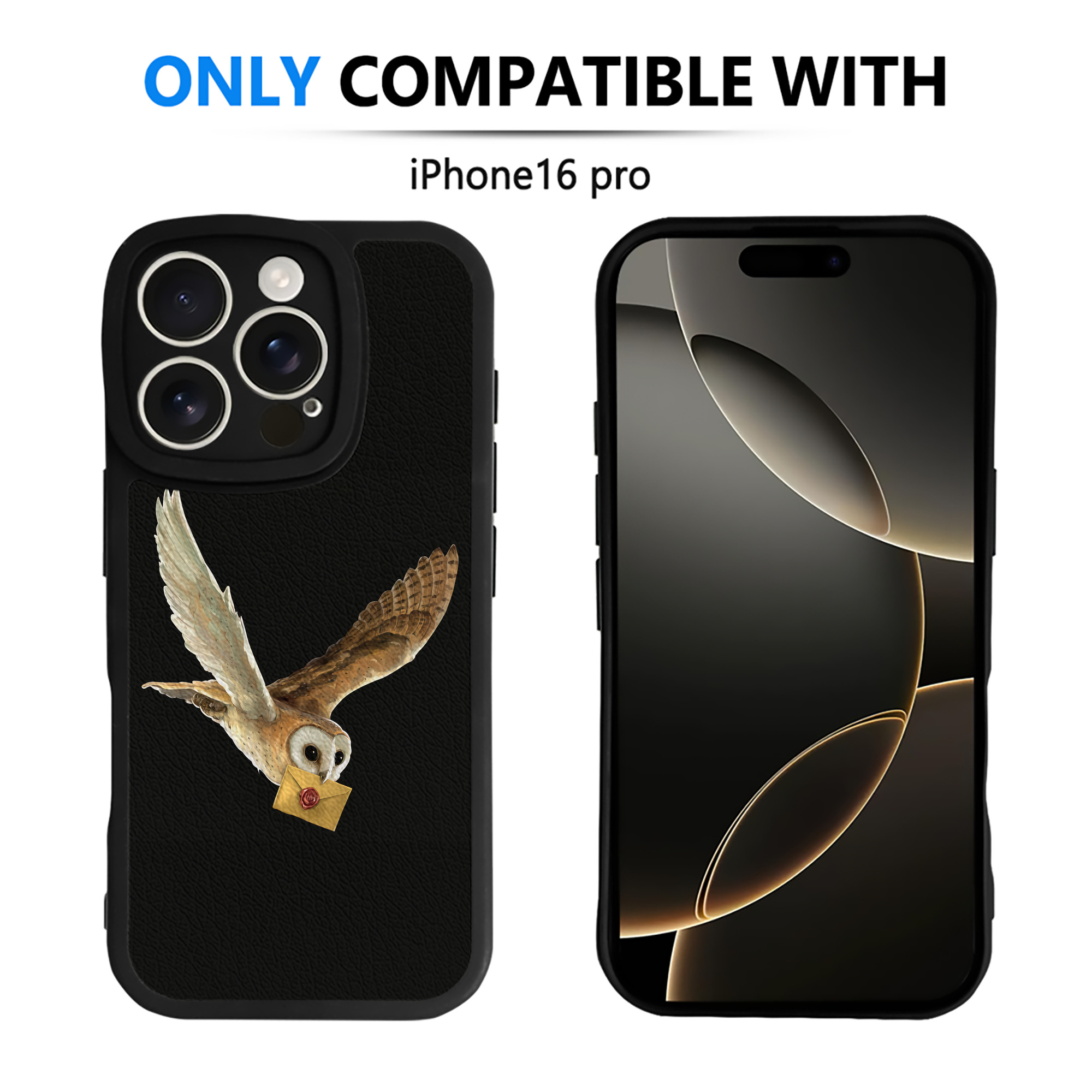 （画像用） Harry Potter ハリー・ポッターシリーズ 【iPhone 16シリーズ対応】シリコンスマホケース（レザー調） 材質：シリコン